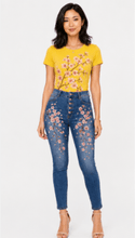 Load image into Gallery viewer, Cherry Blossom Graphic Denim & Tee Set - Rich and Rich Homeopportunities