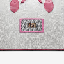 Load image into Gallery viewer, Rich and Rich TatooFushion Women’s Italian Leather Pink and White Designer Luxury Bag - Rich and Rich Homeopportunities