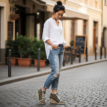 Load image into Gallery viewer, Rich and Rich Animal Print Ladies Wedge Heel Espadrilles