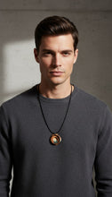 Load image into Gallery viewer, Rich and Rich Men's Wooden Pendant Organic Shapes - Rich and Rich Homeopportunities