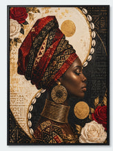 Load image into Gallery viewer, Rich and Rich Portrait Of A Woman Black Framed Art Print 24×36inch