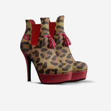 Load image into Gallery viewer, Rich and Rich Uniqua Brown Animal Print Women's Tassels Platform Pump