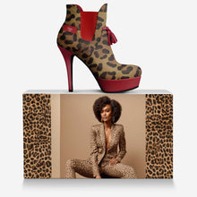 Load image into Gallery viewer, Rich and Rich Uniqua Brown Animal Print Women's Tassels Platform Pump