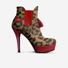 Load image into Gallery viewer, Rich and Rich Uniqua Brown Animal Print Women's Tassels Platform Pump