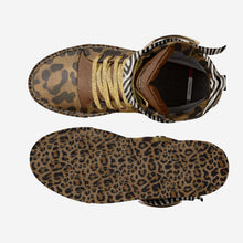 Load image into Gallery viewer, Rich and Rich Brown Animal Print Urbanunique Women's High Top Sneaker