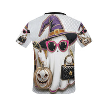 Load image into Gallery viewer, Rich and Rich Chic Ghost Graphic Women's White Tee Portrait