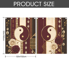 Load image into Gallery viewer, Rich and Rich Harmony Heritage Blackout Fabric Grommet Curtain 52 x 63 inch Set of 2