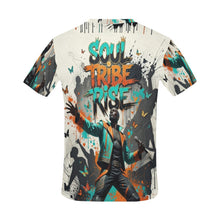 Load image into Gallery viewer, Rich and Rich Soul Tribe Rise Men's Multicolor Beige T-Shirt | Men's Graphic Streetwea