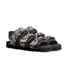 Load image into Gallery viewer, RRH triple stripes luxury sandal - Rich and Rich Homeopportunities