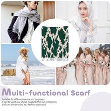 Load image into Gallery viewer, Rich and Rich Emerald Ranch Chic Women’s Tassel Scarf | Soft Designer Imitation Cashmere Wrap - Rich and Rich Homeopportunities