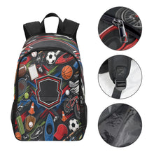 Load image into Gallery viewer, Unisex All Sports 1200D Nylon Fabric Backpack with Side Mesh Pockets | Durable School, Office & Travel Laptop Bag - Rich and Rich Homeopportunities