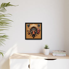 Load image into Gallery viewer, Multi-Color Framed Canvas Wall Art - Tribal Mask Decor