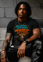 Load image into Gallery viewer, Rich and Rich Soul Tribe Rise Men’s T-Shirt | All-Over Print Streetwear Tee with Ancestral Art Energy - Rich and Rich Homeopportunities