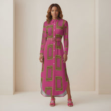 Load and play video in Gallery viewer, Rich and Rich Unique Pink Stylish Graphic Belt for Everyday Wear, Fashion Accessory, Adjustable Belt for Casual Outfits, Trendy Wardrobe