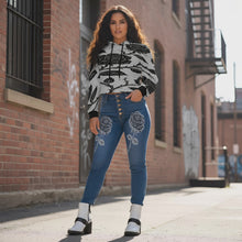 Load and play video in Gallery viewer, Rich and Rich Black and White PolkaDot Zip Sporty Boot