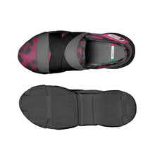 Load image into Gallery viewer, Rich and Rich Be Sure Women's Elastic Magenta Gray Slipon Sneaker - Rich and Rich Homeopportunities
