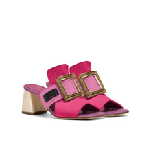 Load image into Gallery viewer, Unique Swag Rich Luxe Women's Pink Sandal With Gold Buckle Accent