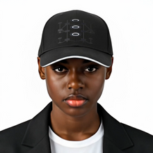 Load image into Gallery viewer, R&RH Geometric Sandwich Peak Unisex Black Cap