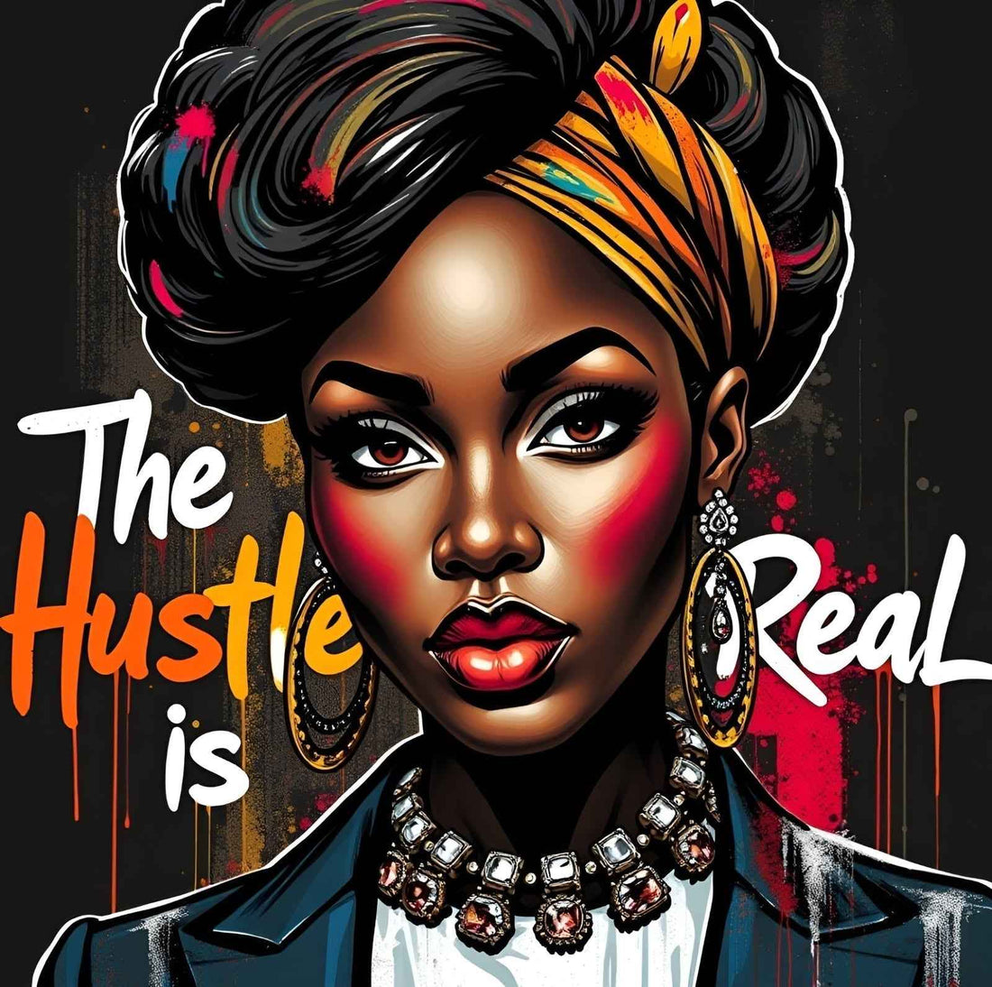 Introducing our stunning piece from the exclusive 'The Hustle Is Real' - Rich and Rich Homeopportunities