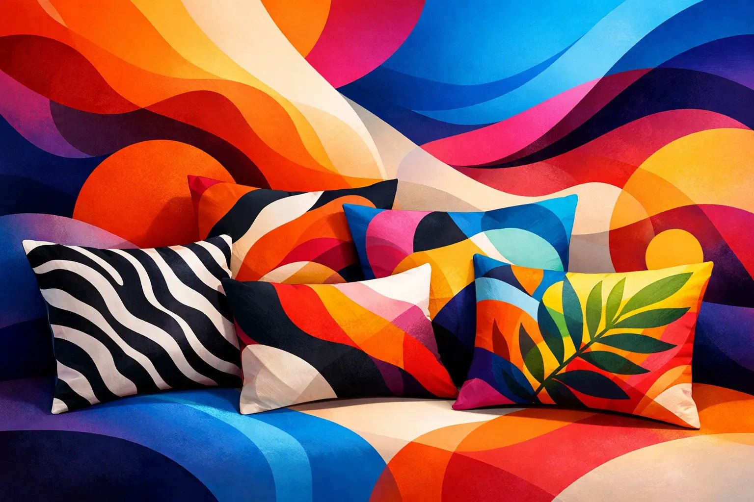 Bold Print Throw Pillows That Make a Room Speak - Rich and Rich Homeopportunities