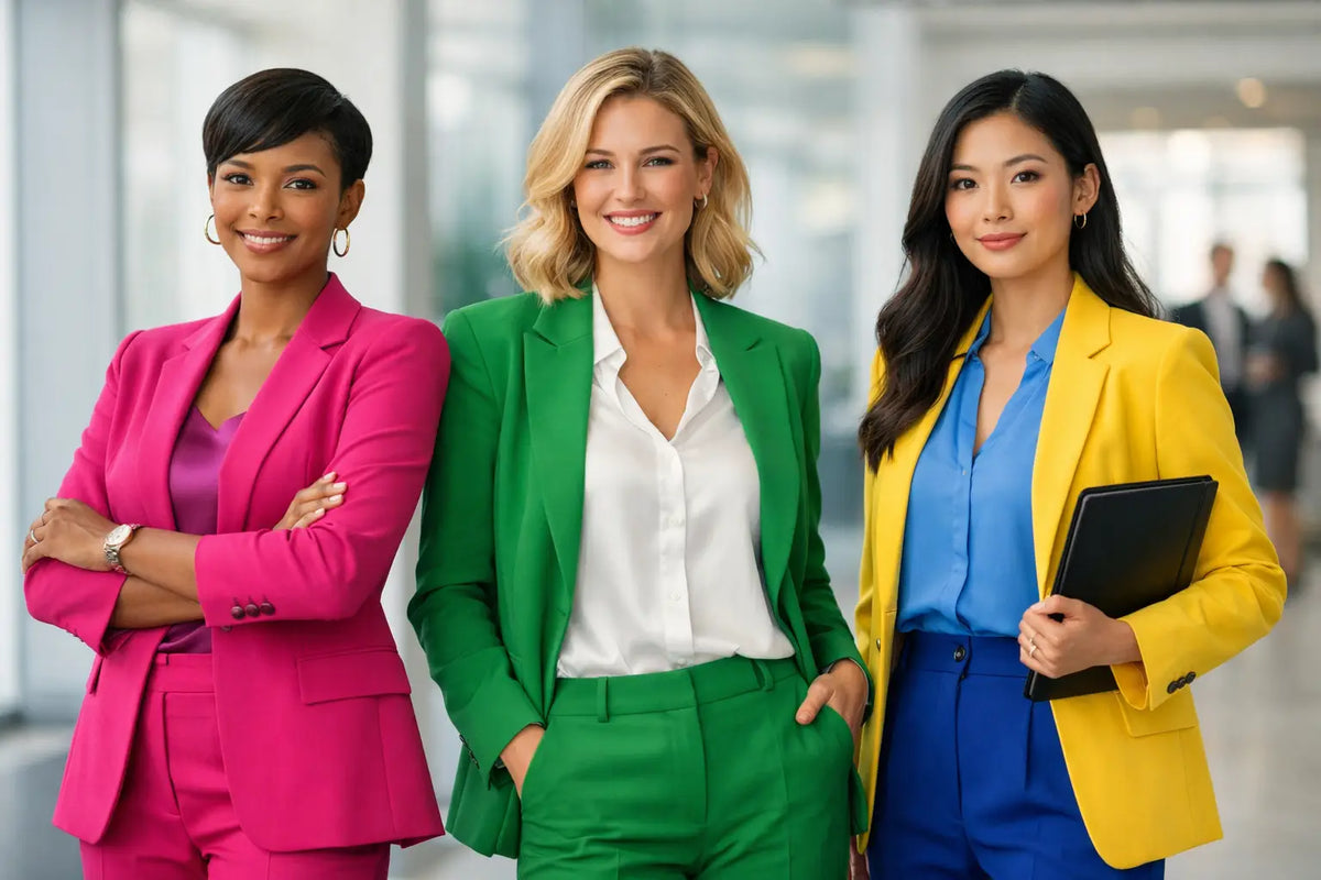 Colorful Officewear Trends That Mean Business
