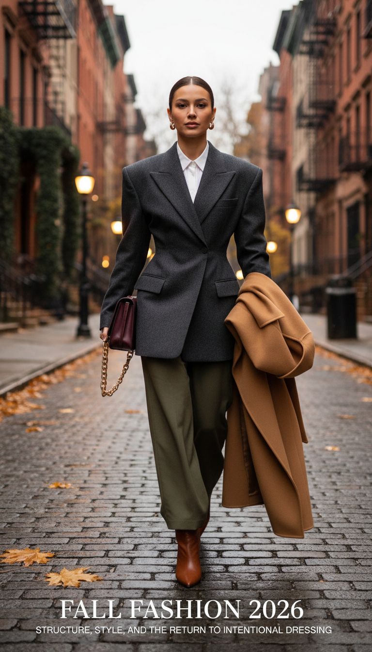 Fall Fashion 2026 Structure, Style, and the Return to Intentional Dressing