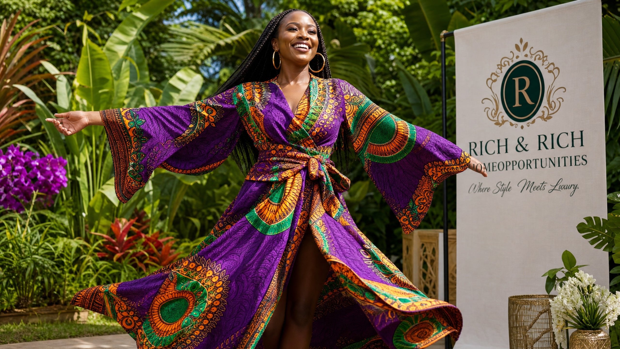 Embrace the Vibrancy: A Journey into Bold Prints and African-Inspired Luxury - Rich and Rich Homeopportunities