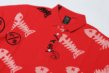 Load image into Gallery viewer, Fishscale Polo (Red)
