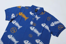 Load image into Gallery viewer, Fishscale Polo (Blue)
