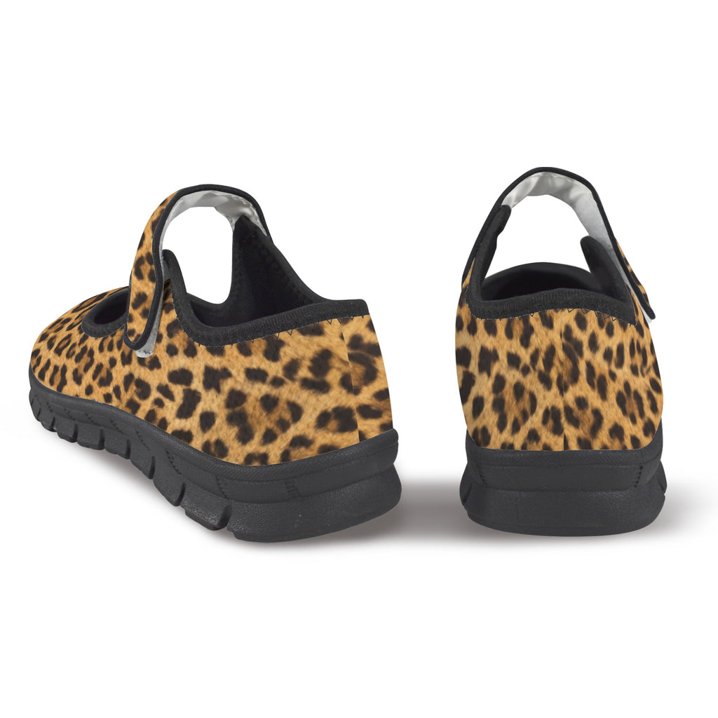 Rich and Rich Brown Animal Print Women's Mary Jane's