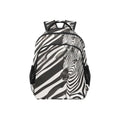 R&RH Zebra Design Multifunctional Backpack with multiple pockets and durable 1200D nylon fabric