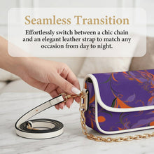 Load image into Gallery viewer, Rich &amp; Rich Purple Passion Botanical Flap Shoulder Handbag - Rich and Rich Homeopportunities

