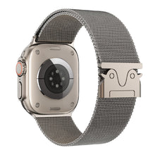 Load image into Gallery viewer, Magnetic Umbrella Buckle Milanese Stainless Steel Strap for Apple Watch
