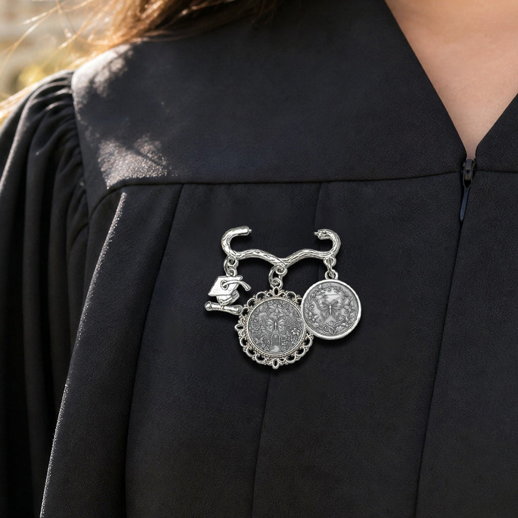 Rich and Rich Butterfly Garden Charm Brooch