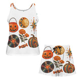 Rich & Rich Pumpkin Groove Women’s White Pajama Set
