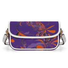 Load image into Gallery viewer, Rich &amp; Rich Purple Passion Botanical Flap Shoulder Handbag - Rich and Rich Homeopportunities
