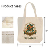 Rich and Rich Heritages-in-Bloom Women's Beige Tote Bag