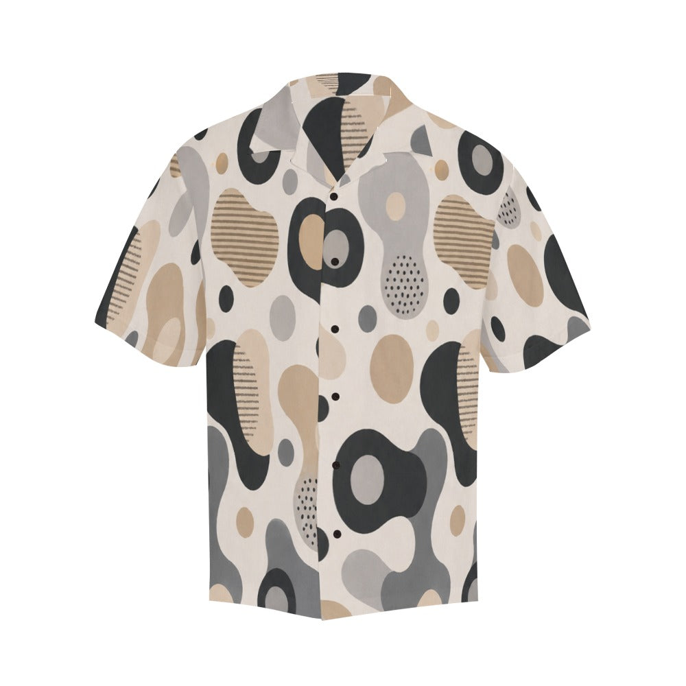 Rich and Rich Men's Beige Dimensions Designer Shirt