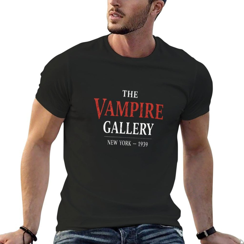 The Vampire Gallery Men's Short Sleeve T-Shirt featuring vampire graphic design