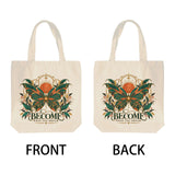 Rich and Rich Become Your Dream In Motion Women's Beige Tote Bag