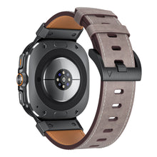 Load image into Gallery viewer, Mecha Bezel Leather Strap for Galaxy Watch 20mm
