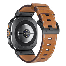 Load image into Gallery viewer, Mecha Bezel Leather Strap for Galaxy Watch 20mm
