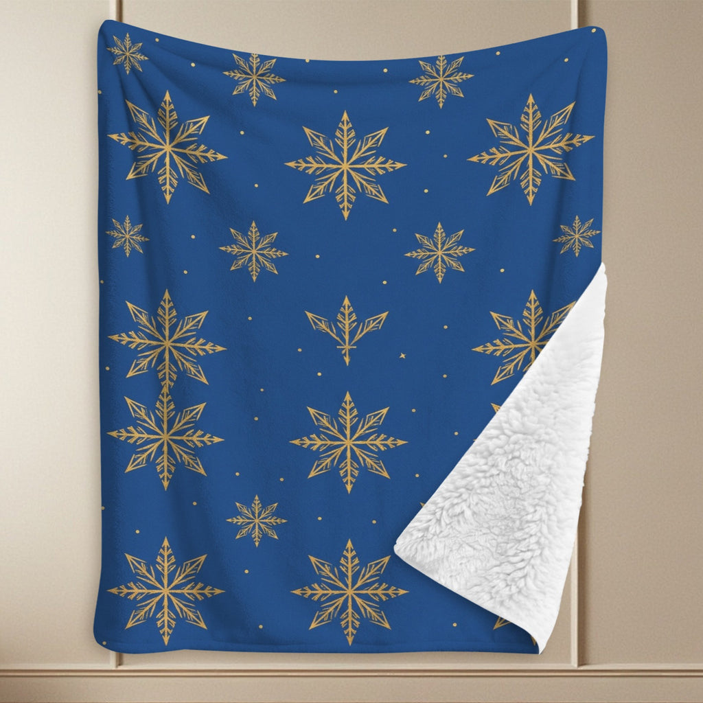 Rich and Rich Nordic Snowflake Sherpa Fleece Blanket 90 x 108 - Rich and Rich Homeopportunities