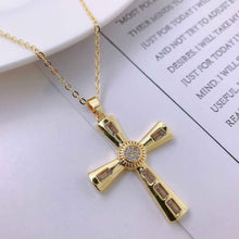 Load image into Gallery viewer, Niche Personality Hip Hop Men&#39;s Cross Necklace Pendant - Hip Hop Men&#39;s Cross Necklace
