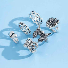 Load image into Gallery viewer, Mens Vintage Skull Ring Exaggerated Hollow Brain Love Necronomicon
