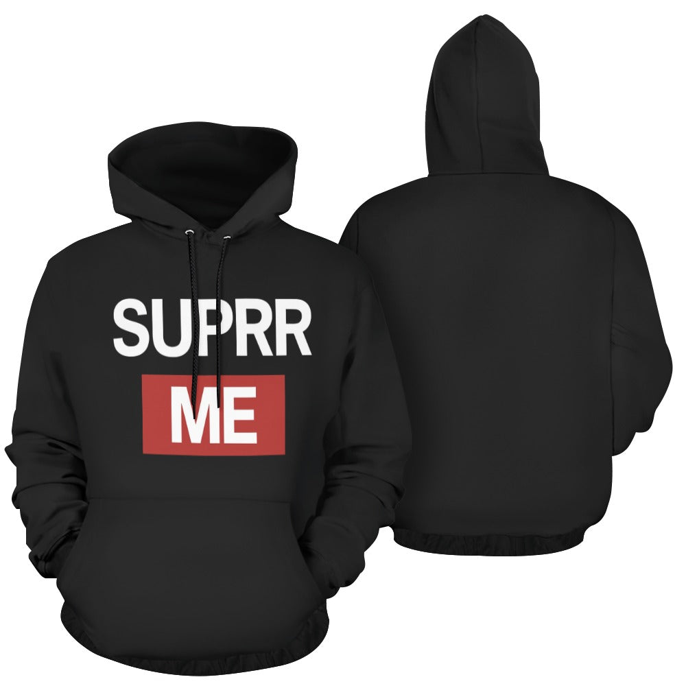 Rich and Rich SUPRR ME Black Hoodie for Men front view