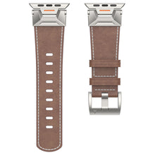 Load image into Gallery viewer, Mecha-Inspired Vintage Leather Band for Apple Watch
