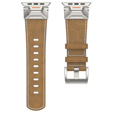 Load image into Gallery viewer, Mecha-Inspired Vintage Leather Band for Apple Watch
