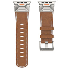 Load image into Gallery viewer, Mecha-Inspired Vintage Leather Band for Apple Watch
