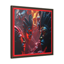 Load image into Gallery viewer, Vibrant Tribal Art Canvas Print - Framed Multi-Color Decor

